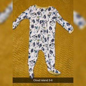 3-6 boy zip up sleepers lot